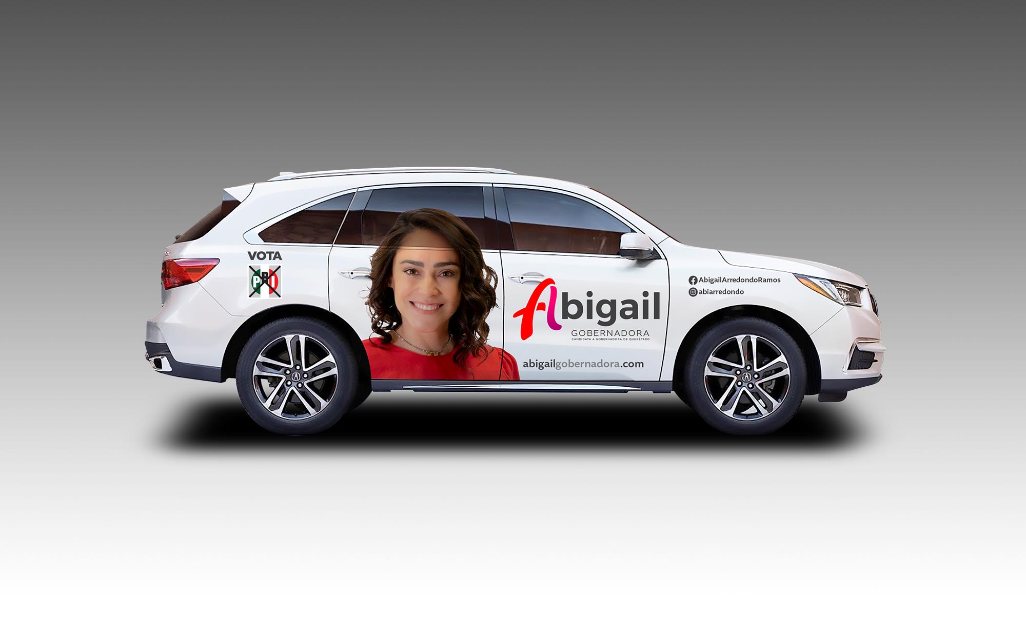 Camioneta Abigail Arredondo