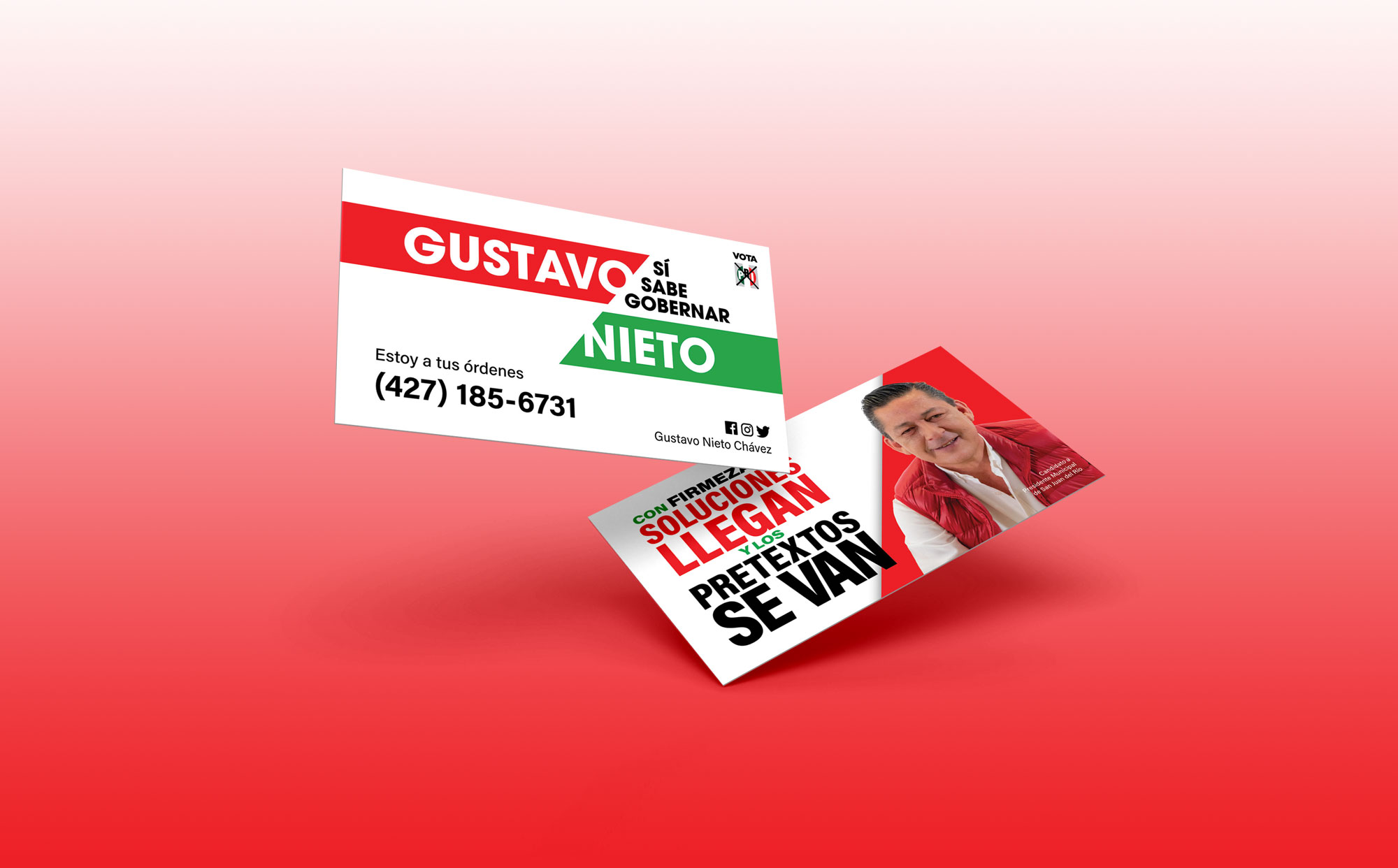 Tarjetas de presentación Gustavo Nieto
