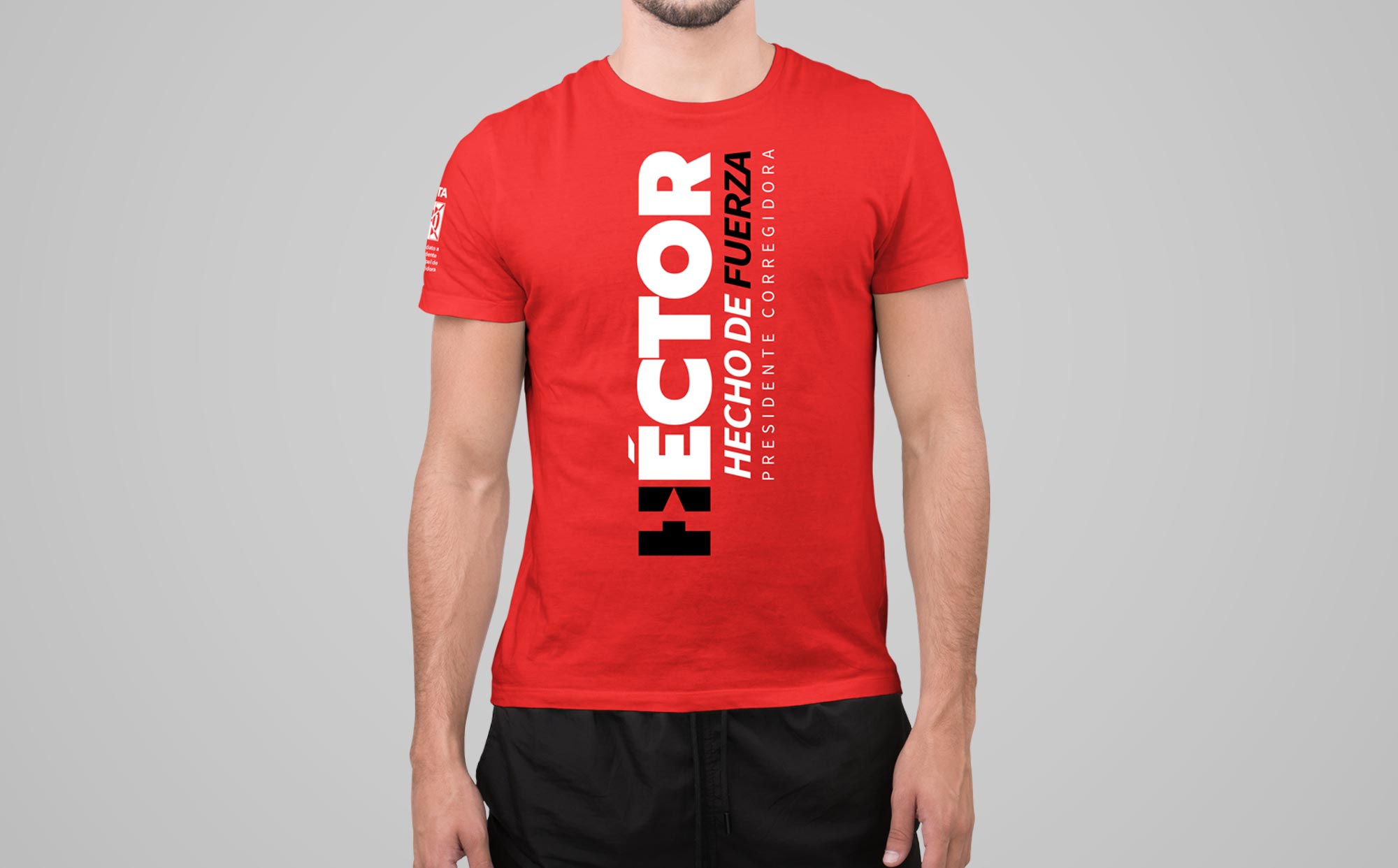 Playera promocional Héctor González